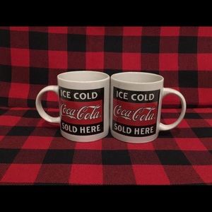 Vintage Coke mug 1998 Ice cold Coca Cola sold here